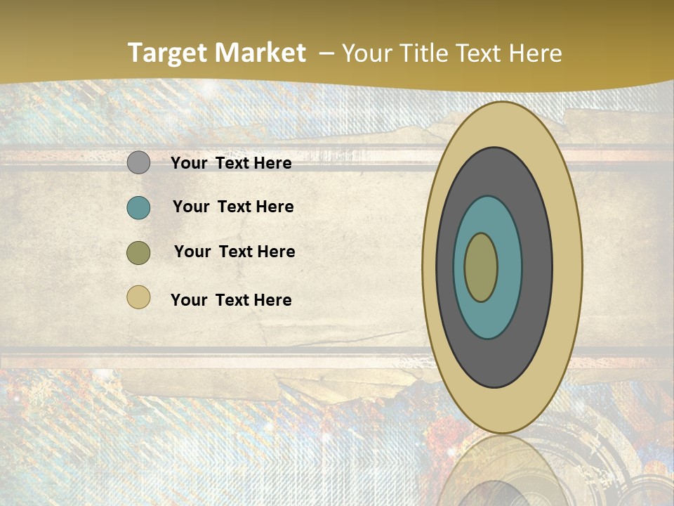 Decoration Grungy Style PowerPoint Template