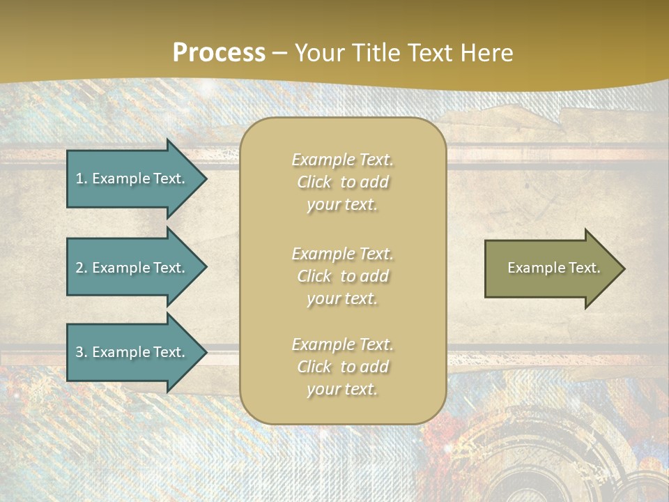 Decoration Grungy Style PowerPoint Template