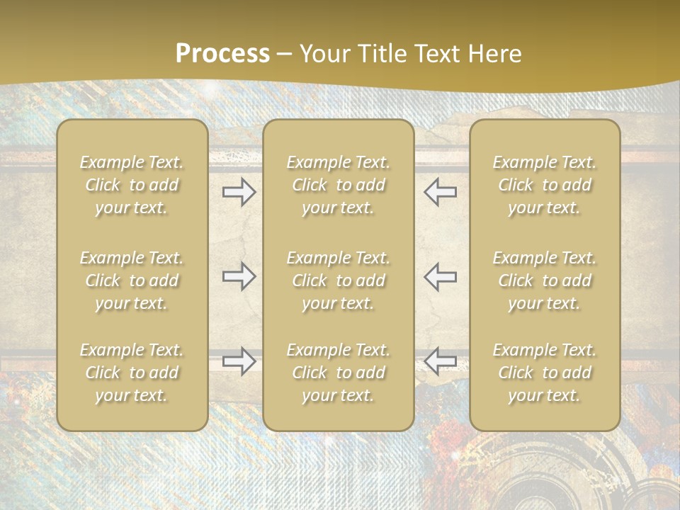 Decoration Grungy Style PowerPoint Template