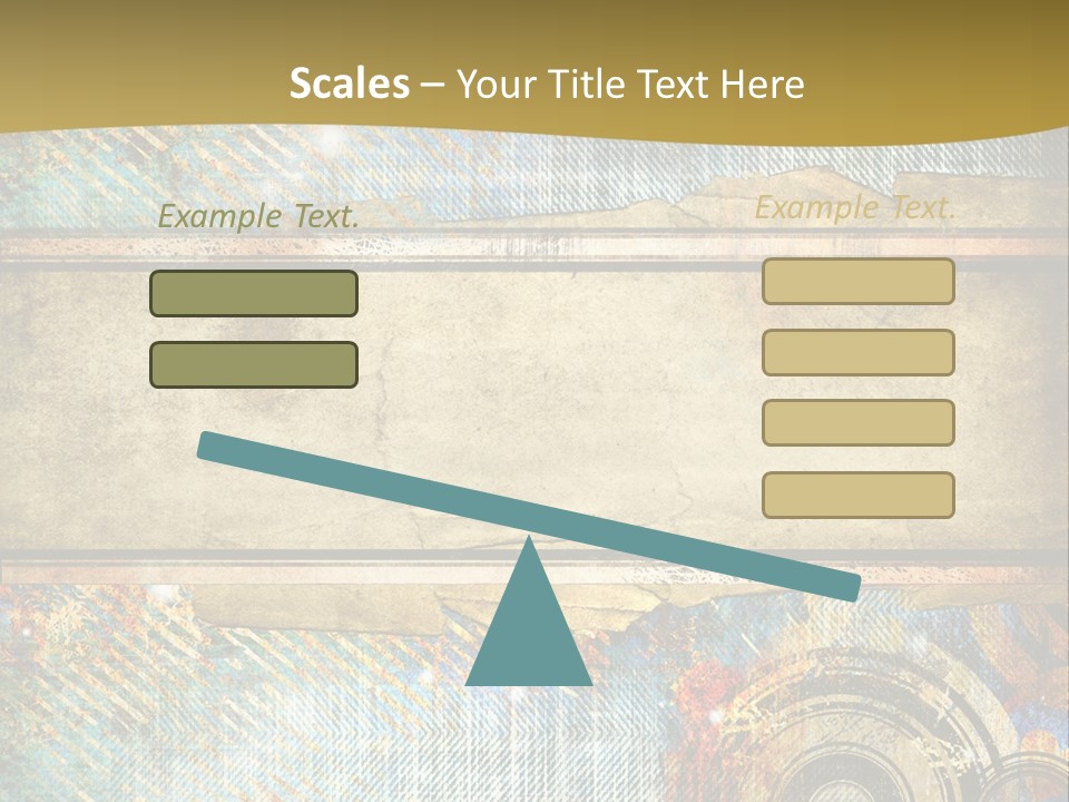 Decoration Grungy Style PowerPoint Template