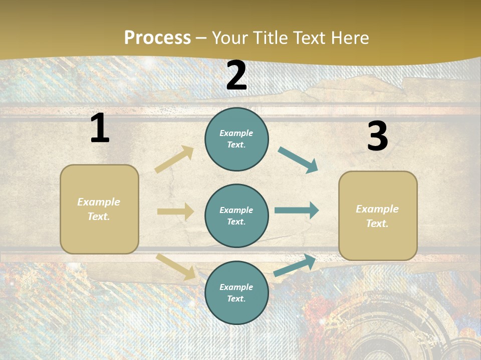 Decoration Grungy Style PowerPoint Template