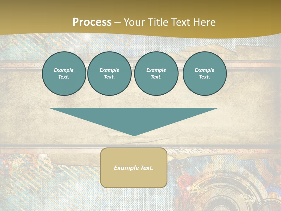 Decoration Grungy Style PowerPoint Template