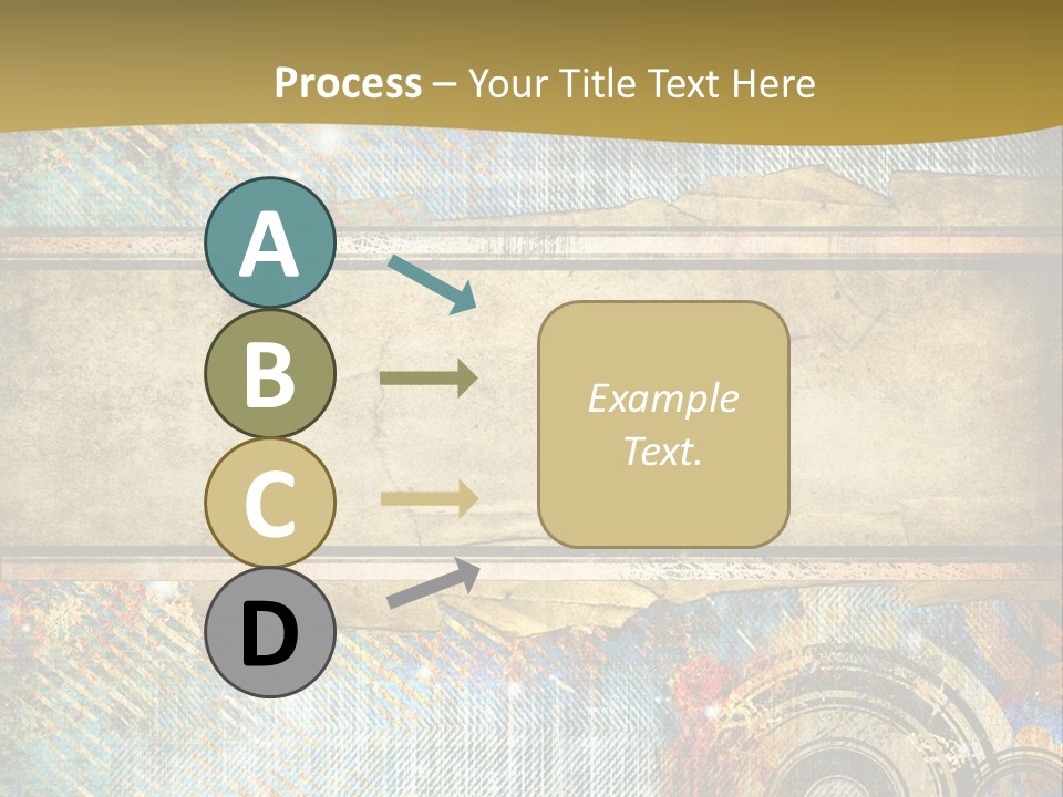 Decoration Grungy Style PowerPoint Template