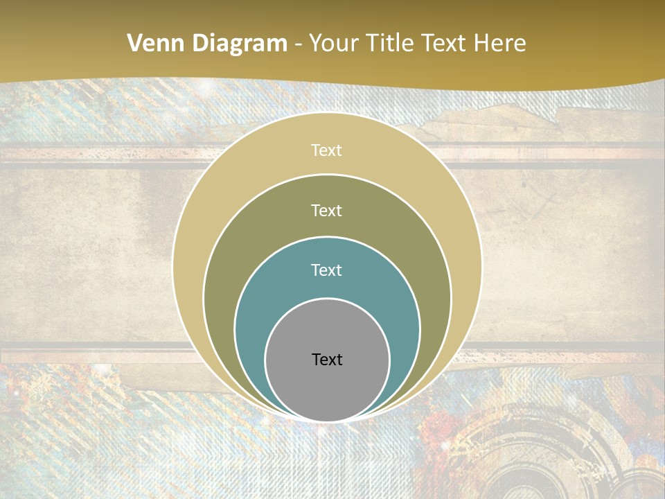 Decoration Grungy Style PowerPoint Template