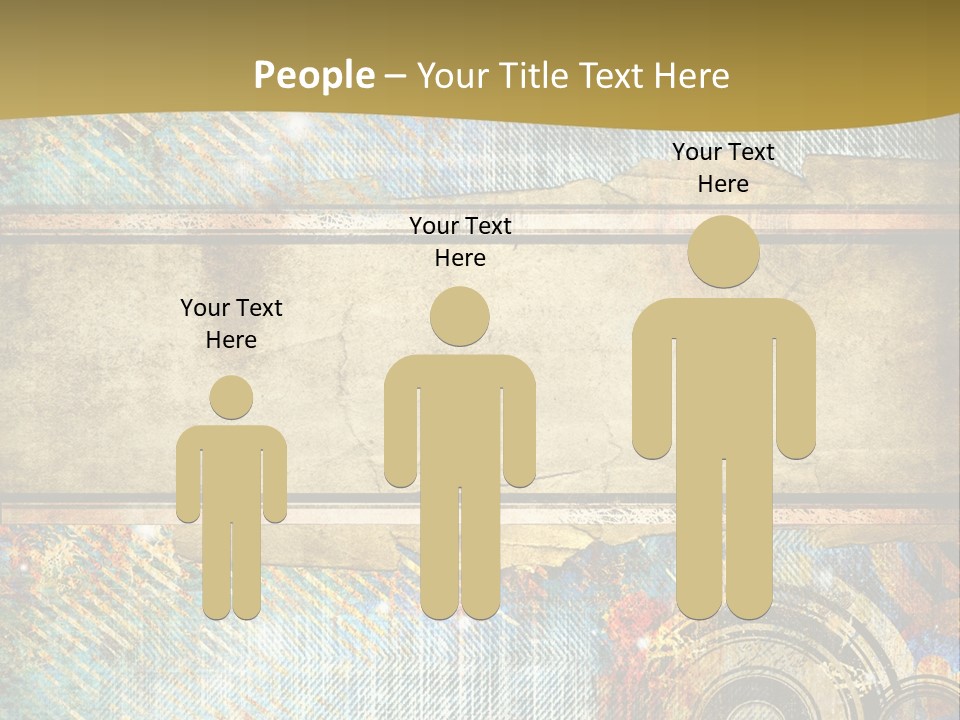 Decoration Grungy Style PowerPoint Template