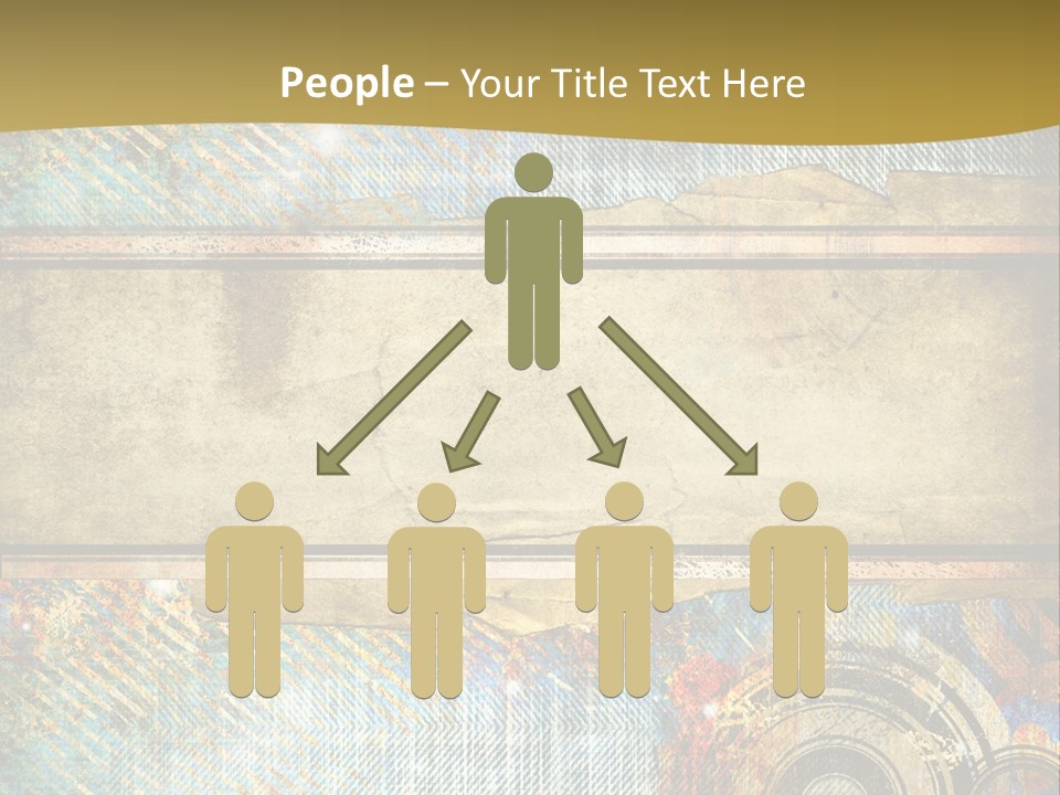 Decoration Grungy Style PowerPoint Template