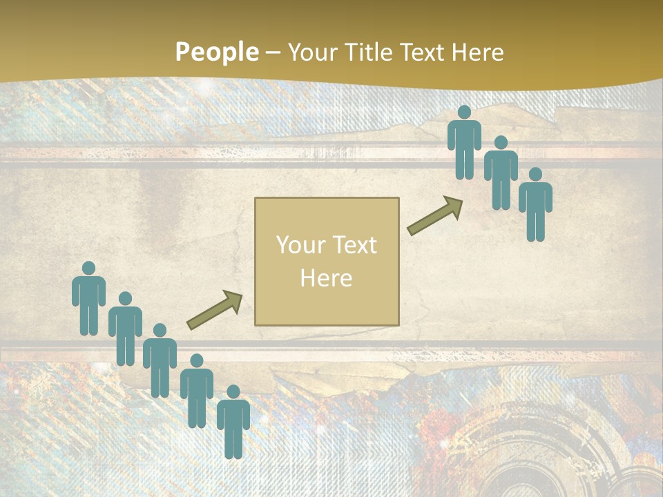 Decoration Grungy Style PowerPoint Template