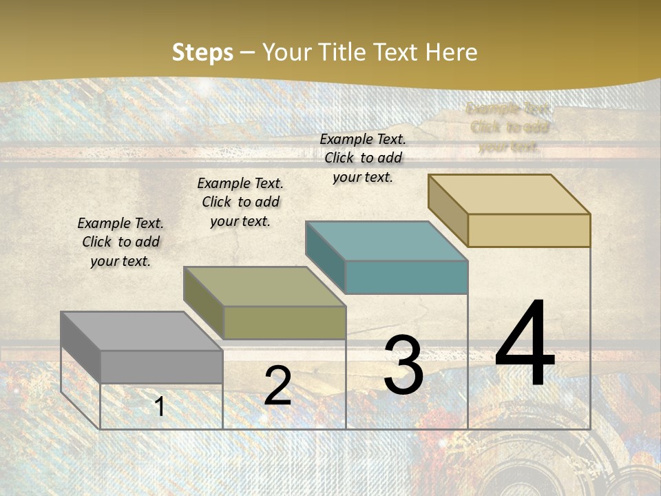 Decoration Grungy Style PowerPoint Template