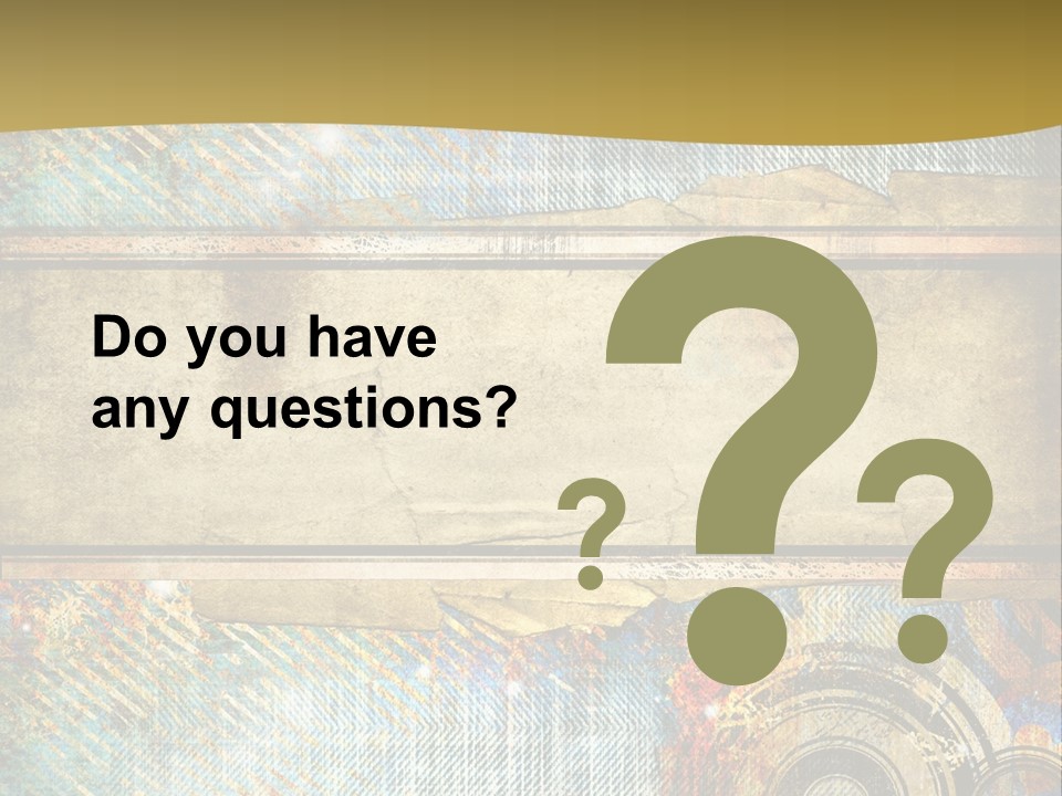 Decoration Grungy Style PowerPoint Template