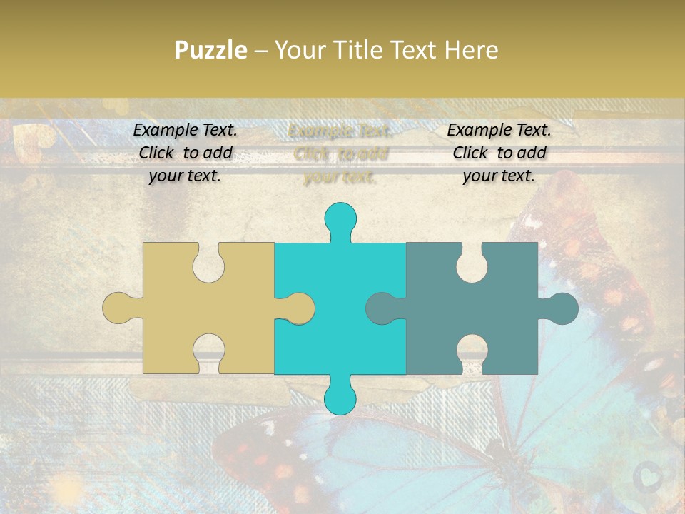 Clipart Denim Wallpaper PowerPoint Template