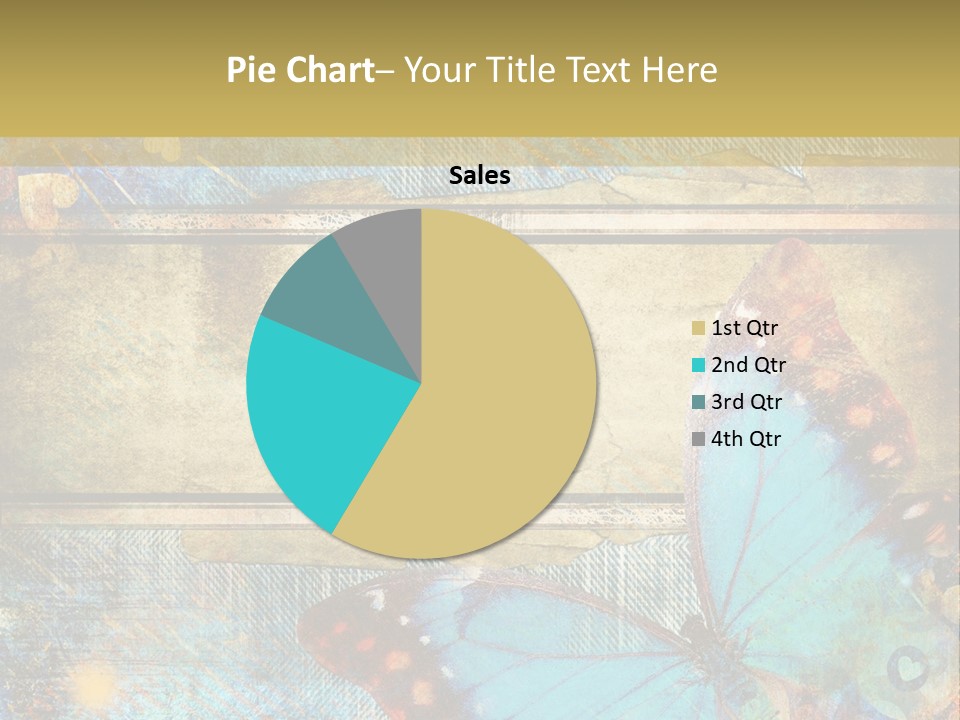 Clipart Denim Wallpaper PowerPoint Template