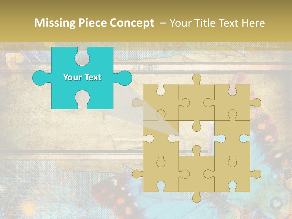 Clipart Denim Wallpaper PowerPoint Template