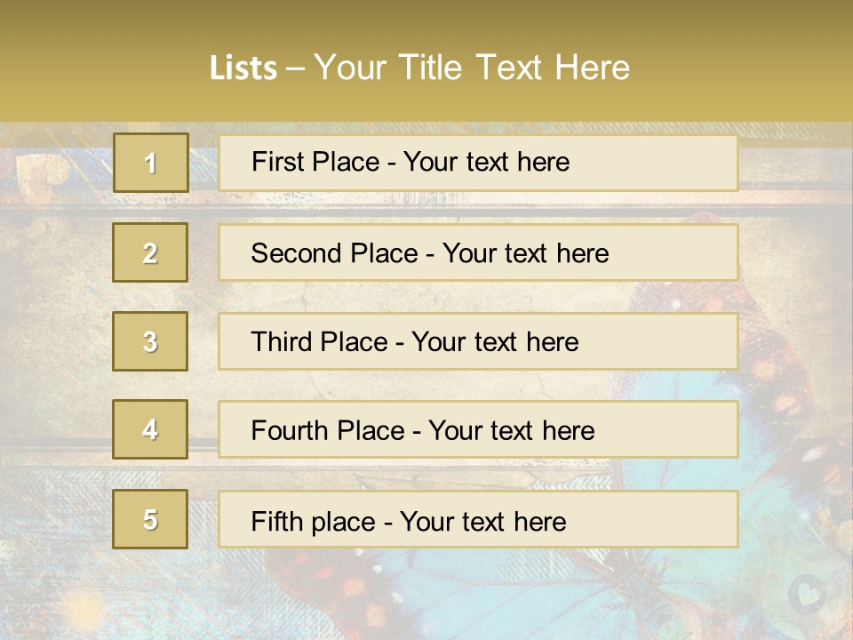 Clipart Denim Wallpaper PowerPoint Template