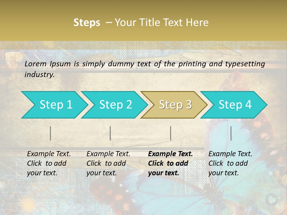 Clipart Denim Wallpaper PowerPoint Template