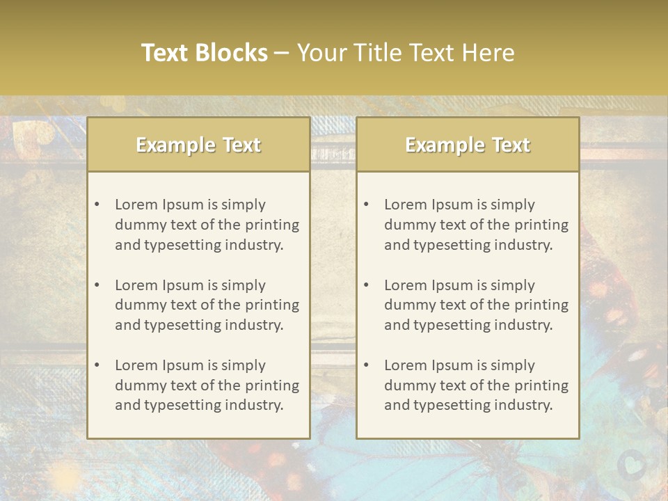 Clipart Denim Wallpaper PowerPoint Template