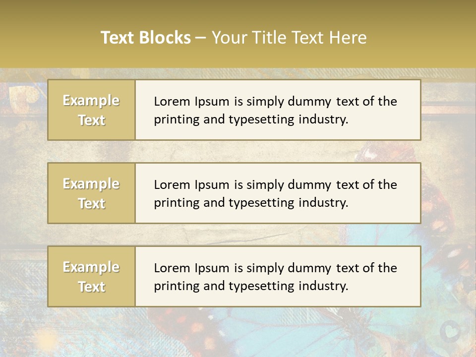 Clipart Denim Wallpaper PowerPoint Template