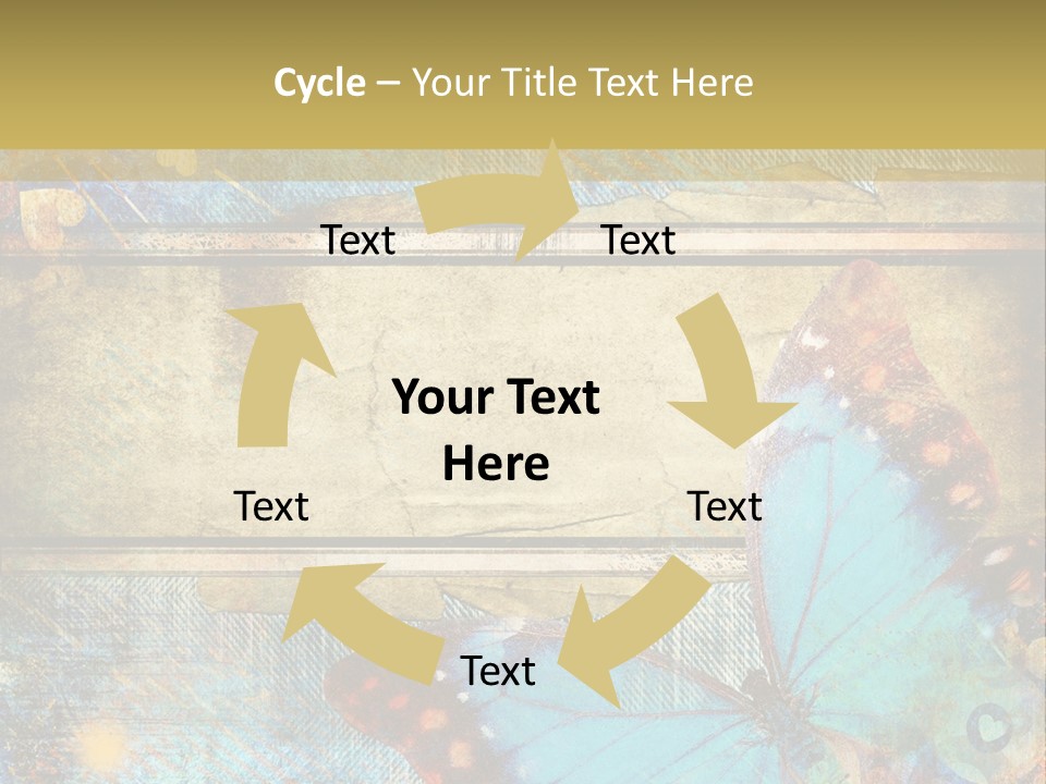 Clipart Denim Wallpaper PowerPoint Template
