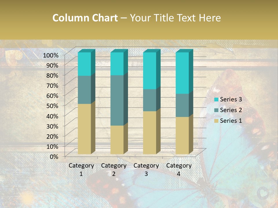 Clipart Denim Wallpaper PowerPoint Template