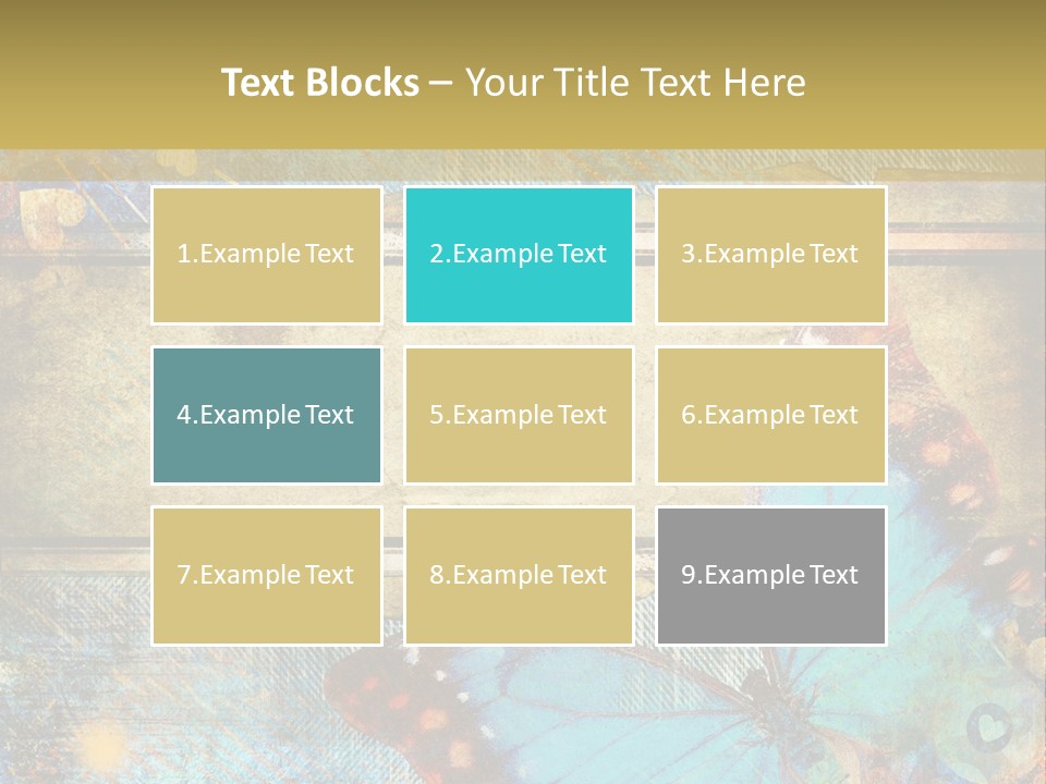 Clipart Denim Wallpaper PowerPoint Template