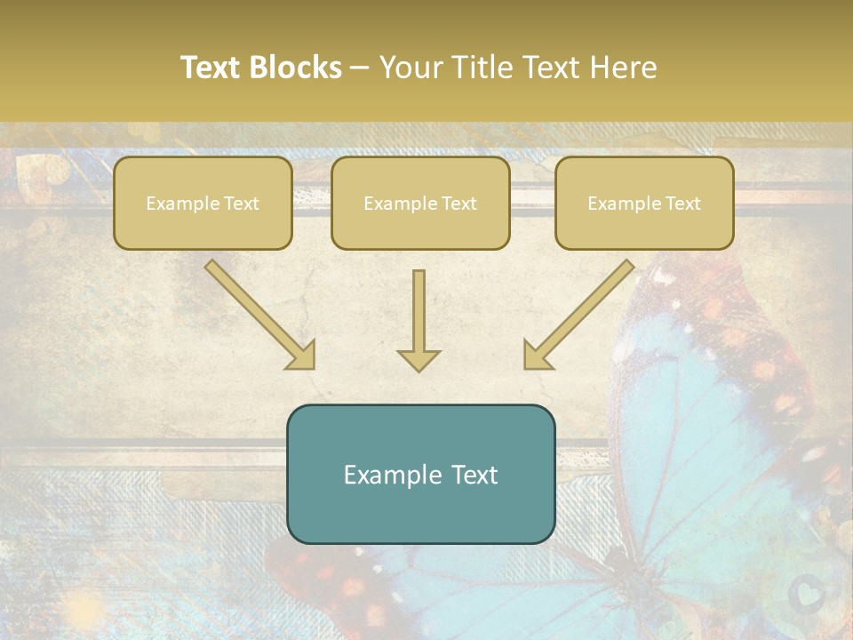 Clipart Denim Wallpaper PowerPoint Template