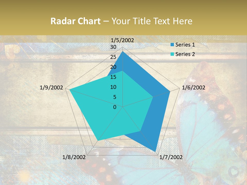 Clipart Denim Wallpaper PowerPoint Template