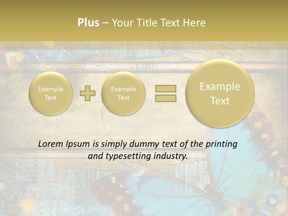 Clipart Denim Wallpaper PowerPoint Template