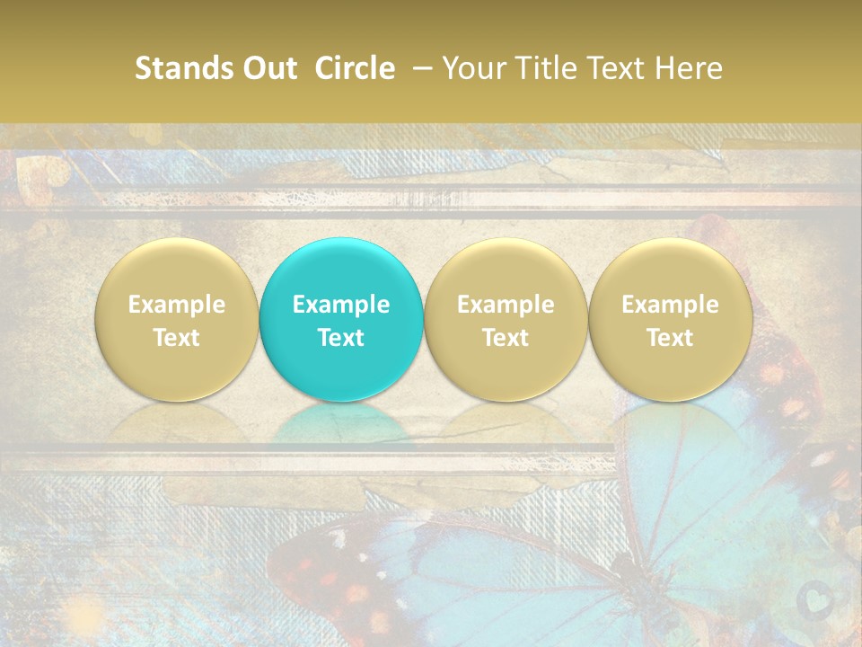 Clipart Denim Wallpaper PowerPoint Template