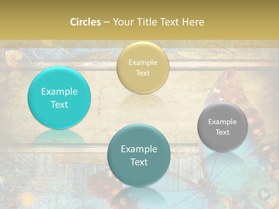 Clipart Denim Wallpaper PowerPoint Template