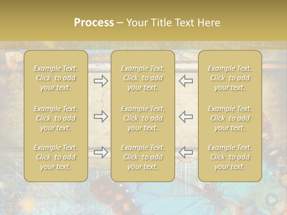 Clipart Denim Wallpaper PowerPoint Template