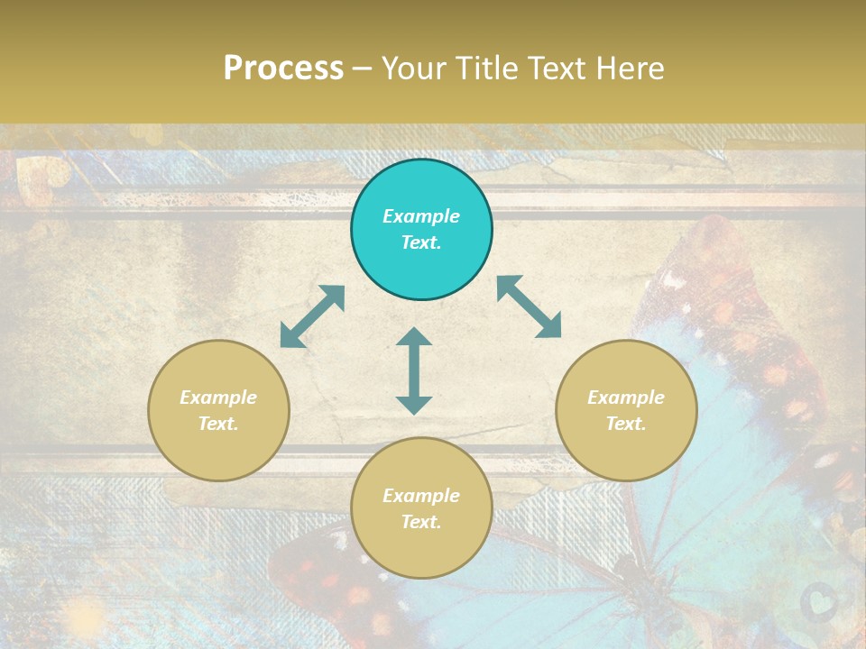 Clipart Denim Wallpaper PowerPoint Template