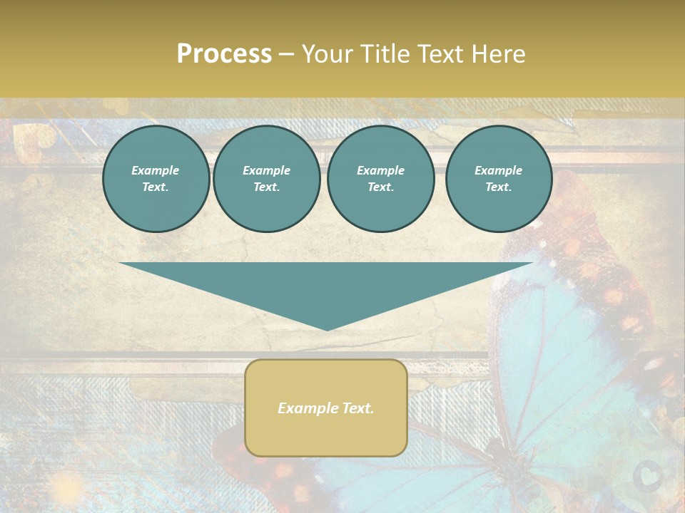Clipart Denim Wallpaper PowerPoint Template