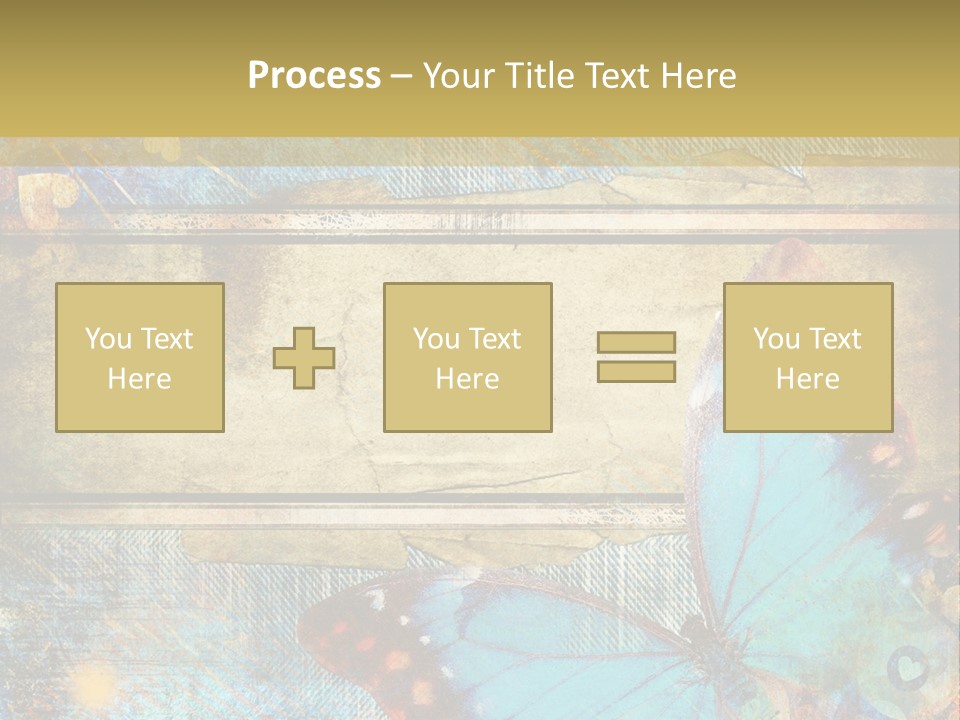 Clipart Denim Wallpaper PowerPoint Template