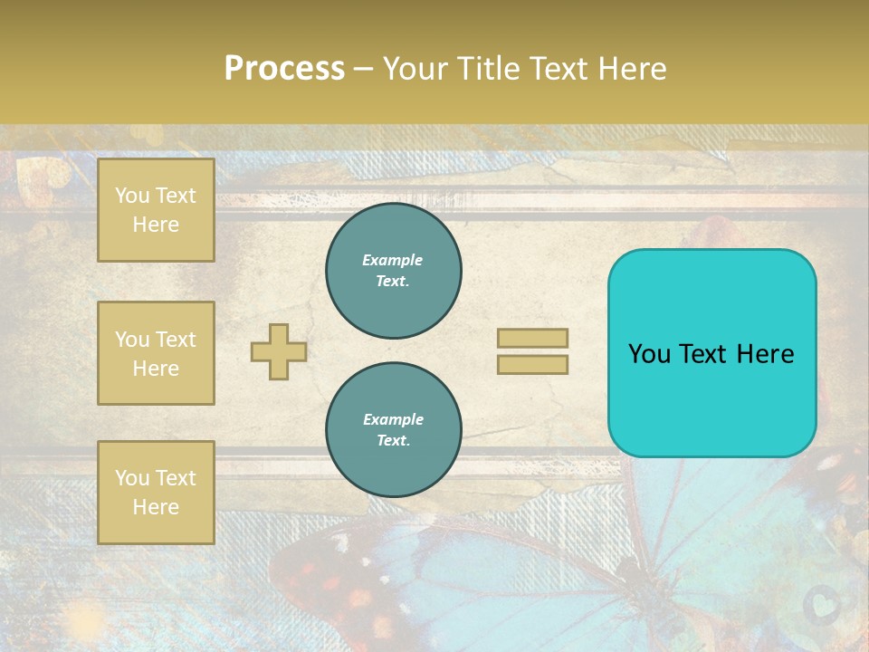 Clipart Denim Wallpaper PowerPoint Template