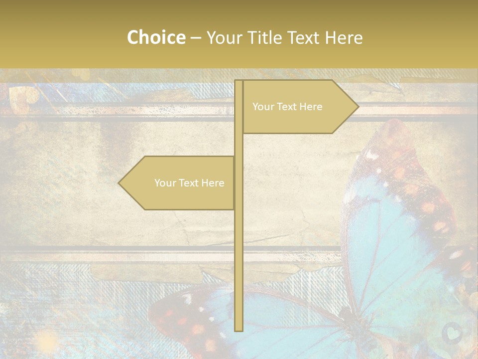 Clipart Denim Wallpaper PowerPoint Template