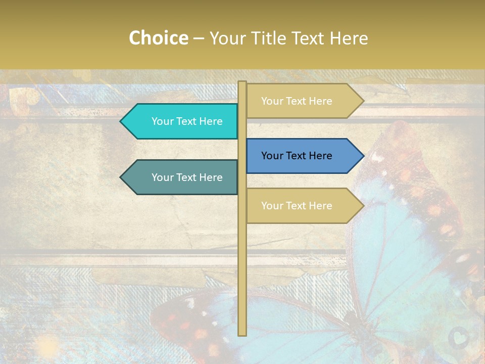 Clipart Denim Wallpaper PowerPoint Template