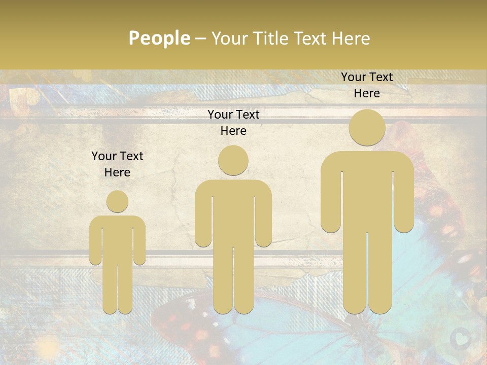 Clipart Denim Wallpaper PowerPoint Template