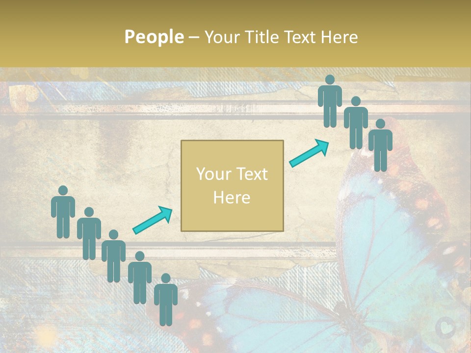 Clipart Denim Wallpaper PowerPoint Template