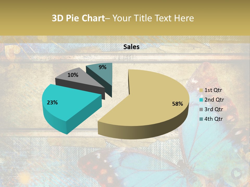 Clipart Denim Wallpaper PowerPoint Template