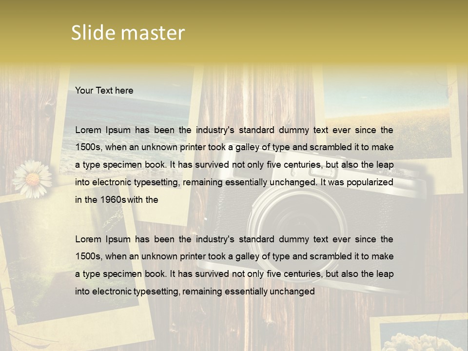 Aufnehmen Historisch Machen PowerPoint Template