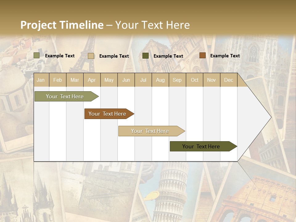 Scrapbook Paper World Venice PowerPoint Template