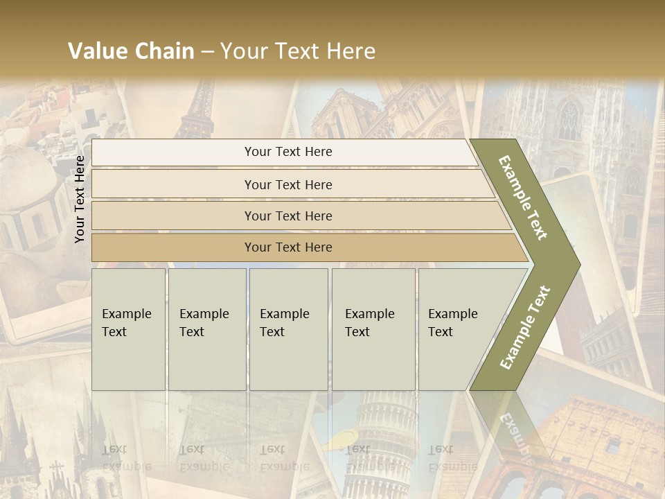 Scrapbook Paper World Venice PowerPoint Template