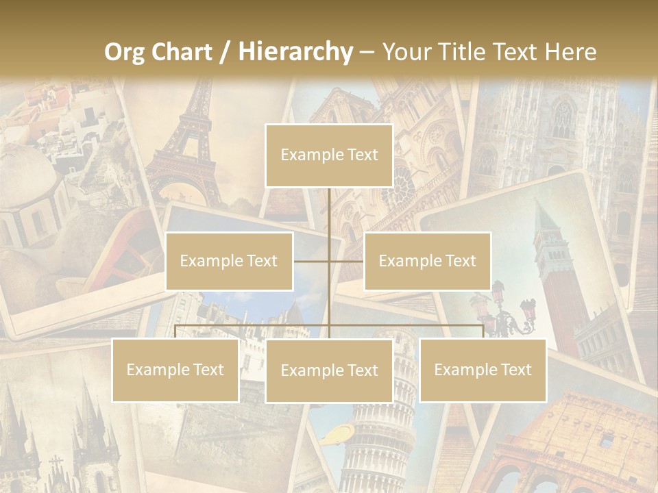 Scrapbook Paper World Venice PowerPoint Template