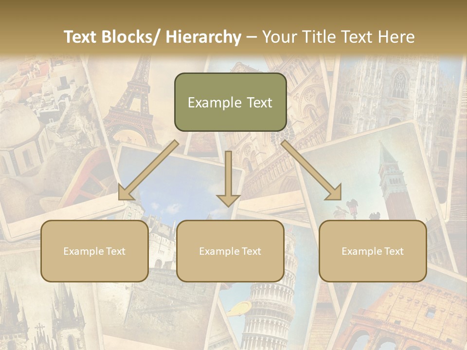 Scrapbook Paper World Venice PowerPoint Template