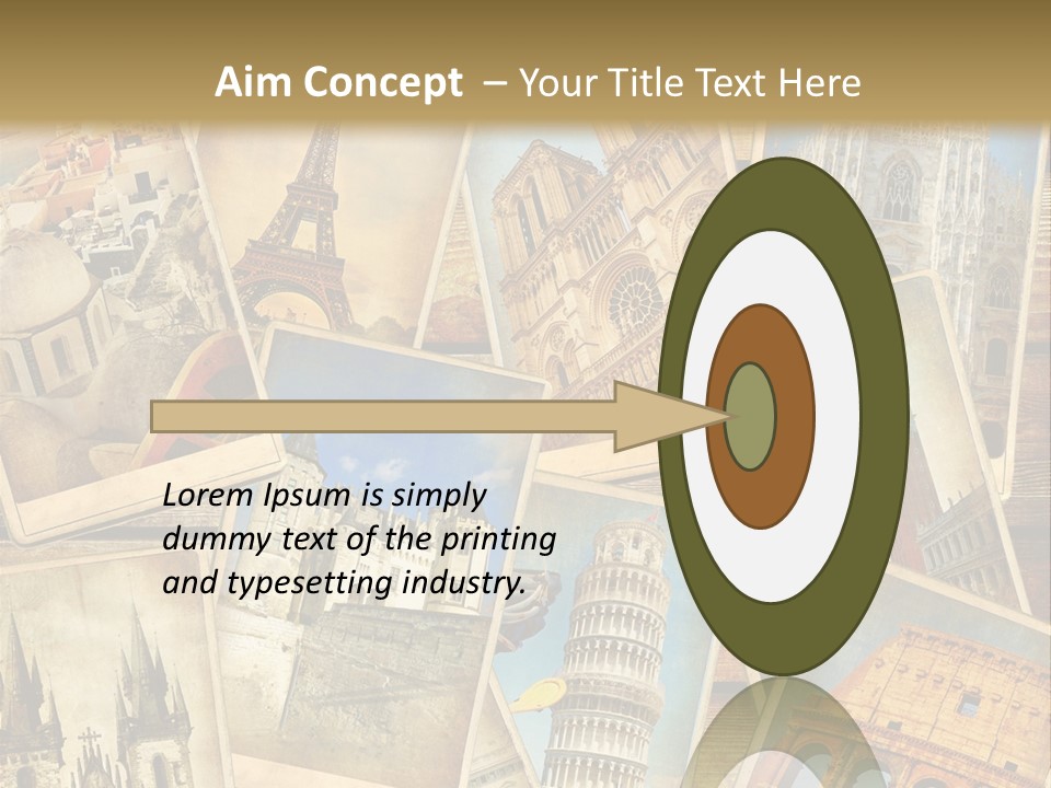 Scrapbook Paper World Venice PowerPoint Template