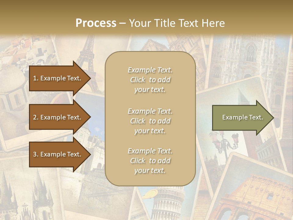 Scrapbook Paper World Venice PowerPoint Template