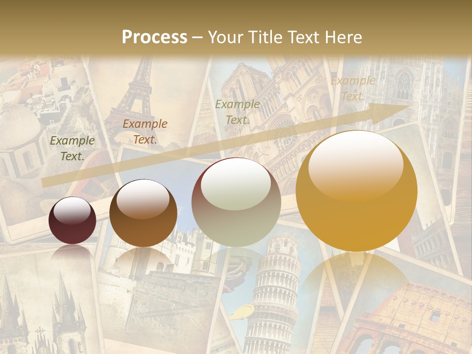 Scrapbook Paper World Venice PowerPoint Template