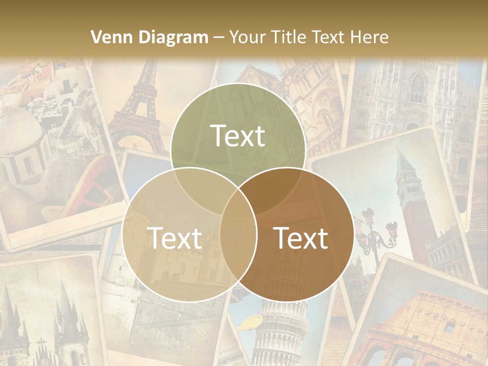 Scrapbook Paper World Venice PowerPoint Template