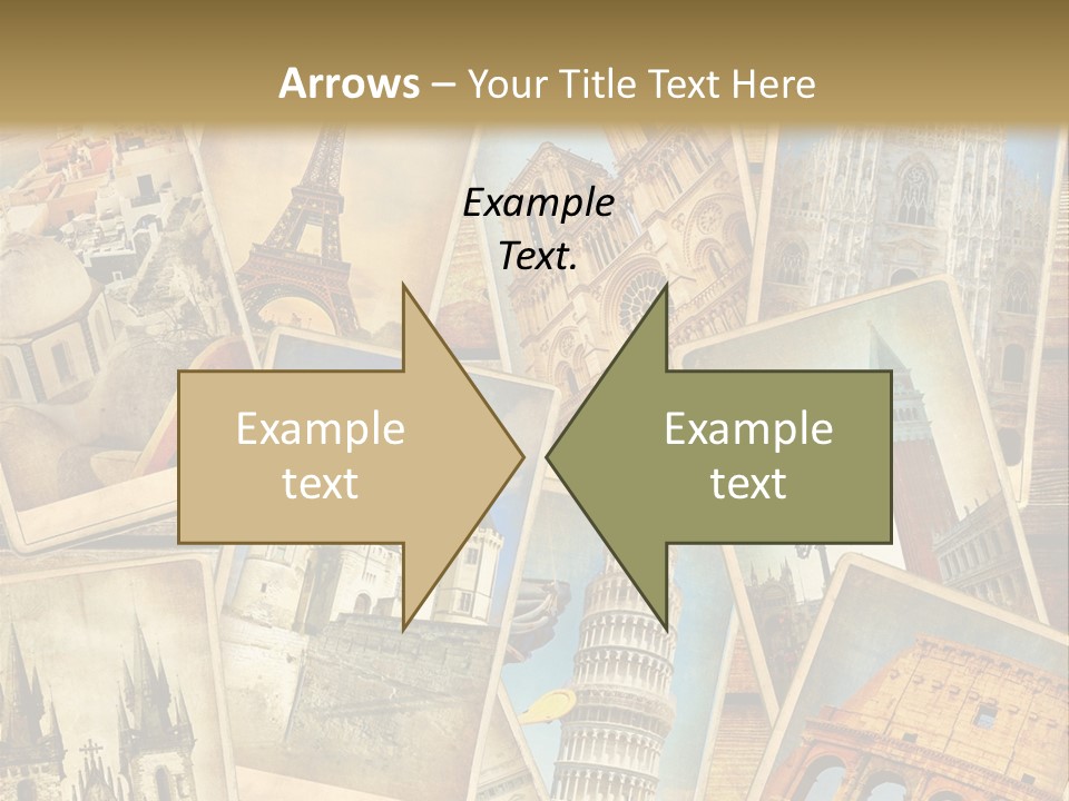 Scrapbook Paper World Venice PowerPoint Template