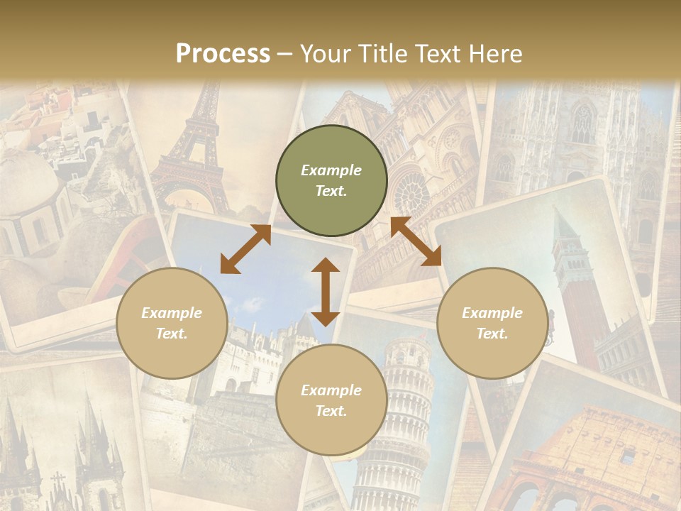 Scrapbook Paper World Venice PowerPoint Template