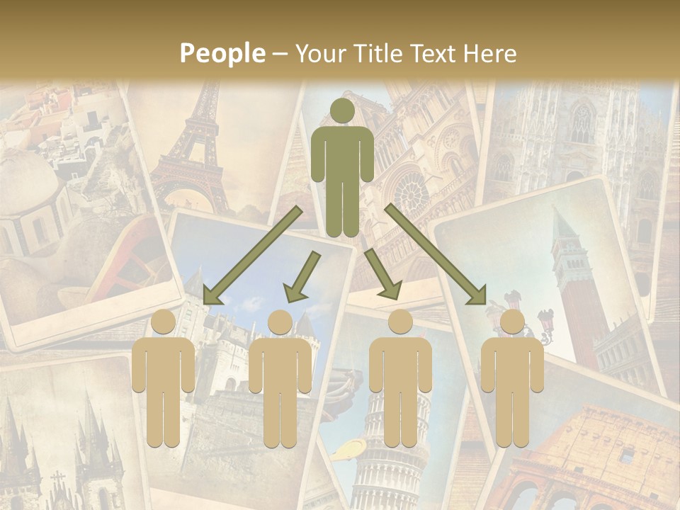 Scrapbook Paper World Venice PowerPoint Template